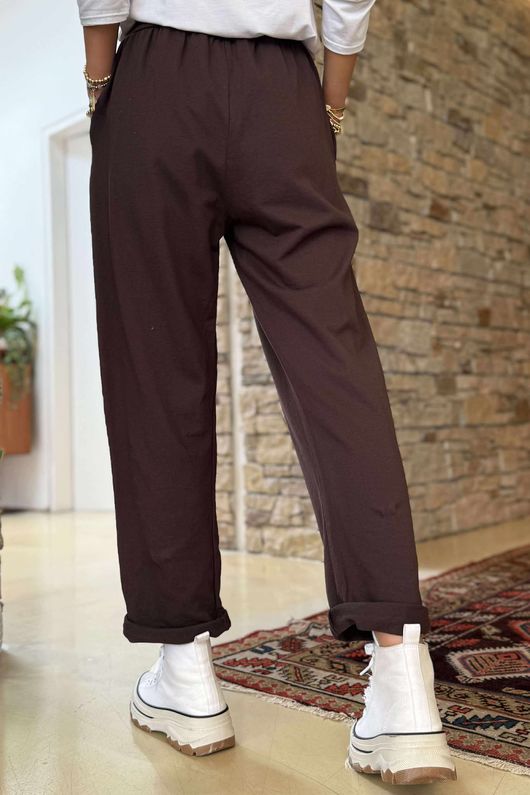 Made in Italy Oris Classic Jogger Chocolate